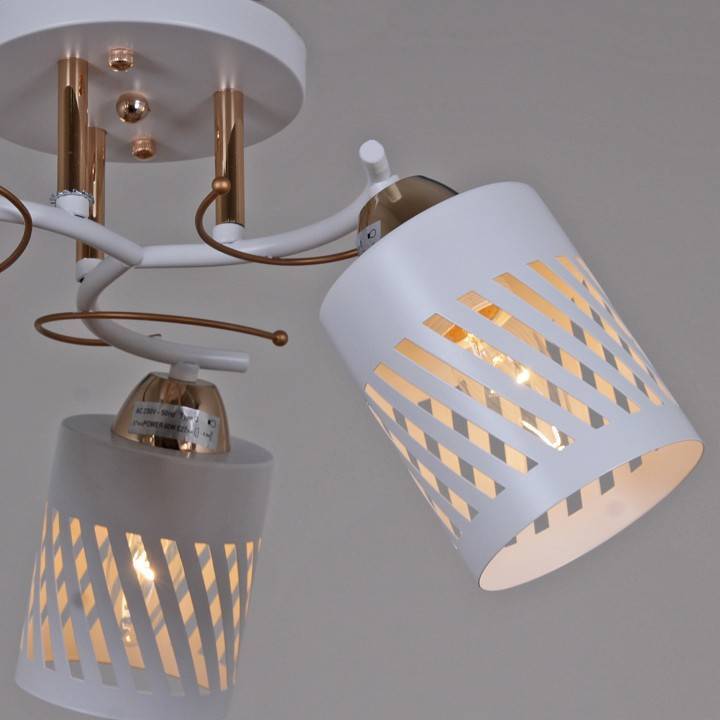 Люстра на штанге Reluce 08235 3 лампы 08235-0.3-03 WT+FG