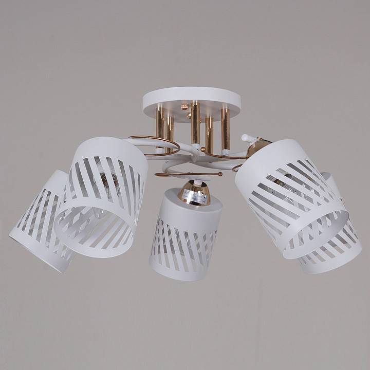 Люстра на штанге Reluce 08235 5 ламп 08235-0.3-05 WT+FG