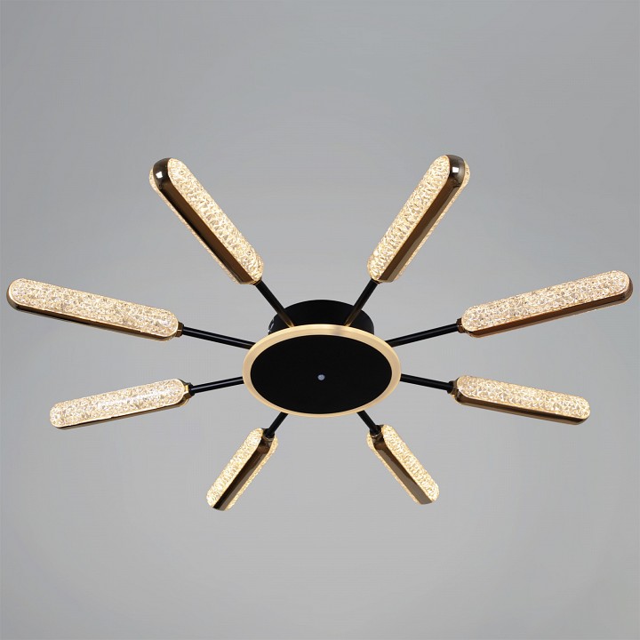 Потолочная люстра  08290-0.3-08 BK+GD