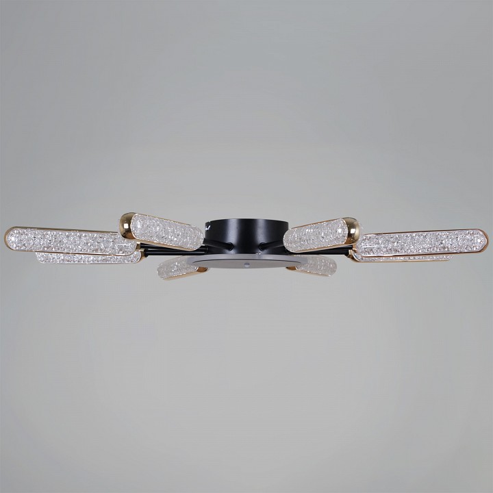 Потолочная люстра  08290-0.3-08 BK+GD