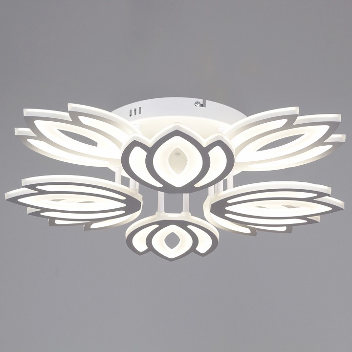 Люстра на штанге Reluce 08429-0.3-4+4 WH