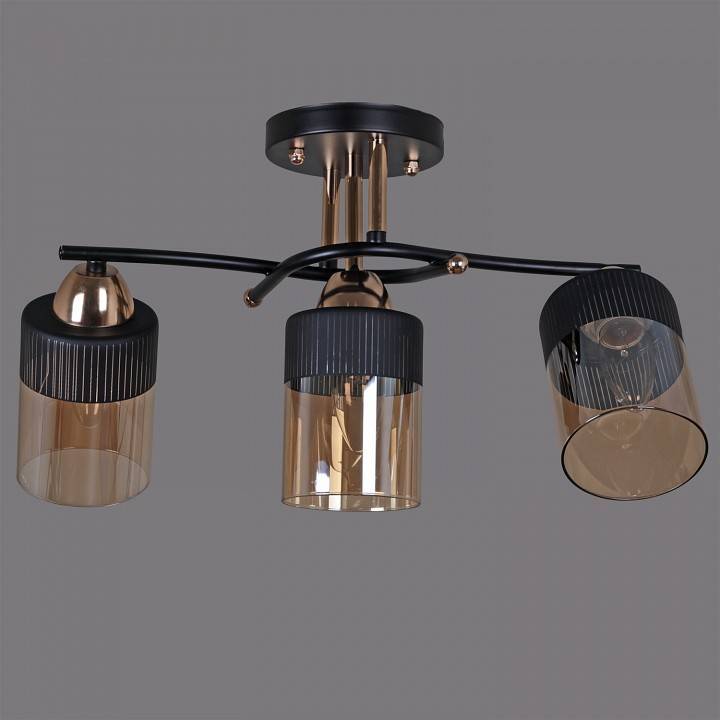 Люстра на штанге Reluce 09131 3 лампы 09131-3.3-03 FG+BK