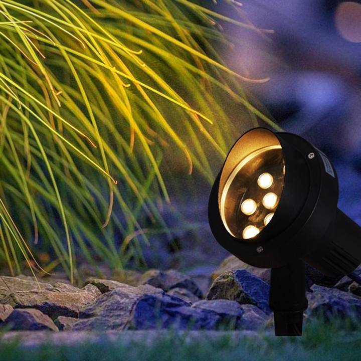 Наземный низкий светильник 09401-0.7-001U LED12W BK+WW