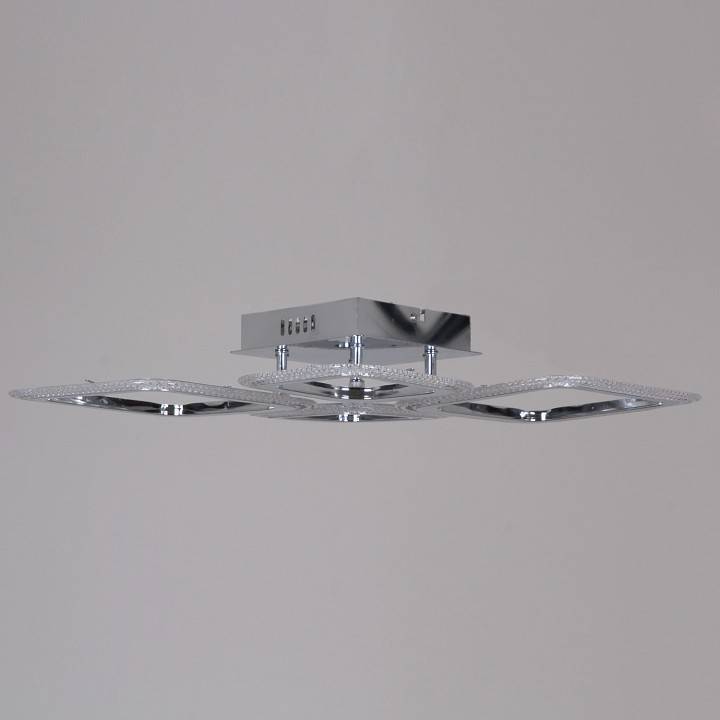 Потолочная люстра De Markt 09838 светодиодная с пультом ДУ хром 09838-0.3-2+2 CR