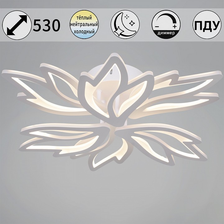 Потолочная люстра 09862-0.3-3+3 WH