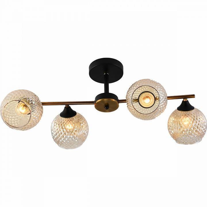 Люстра на штанге Reluce 11341 11341-0.3-04 GOLD BRONZE+BK