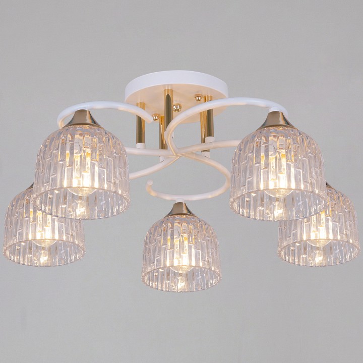 Люстра на штанге  16360-0.3-05 WH+FG