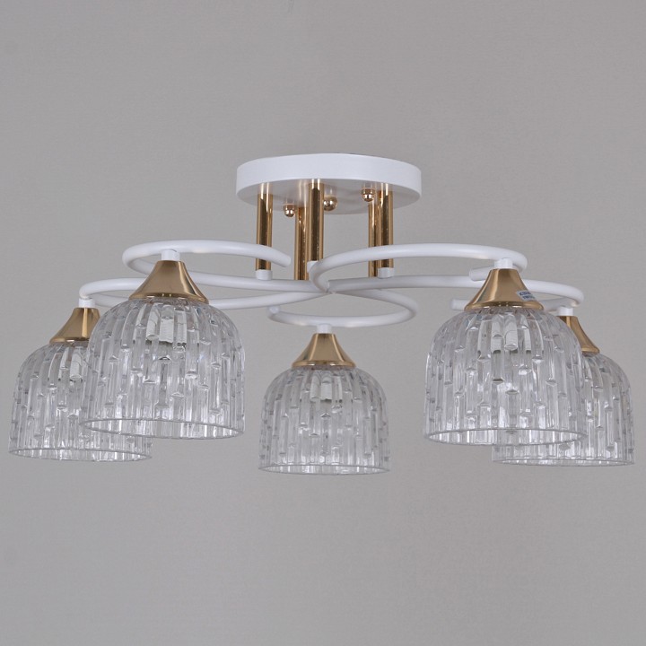 Люстра на штанге  16360-0.3-05 WH+FG