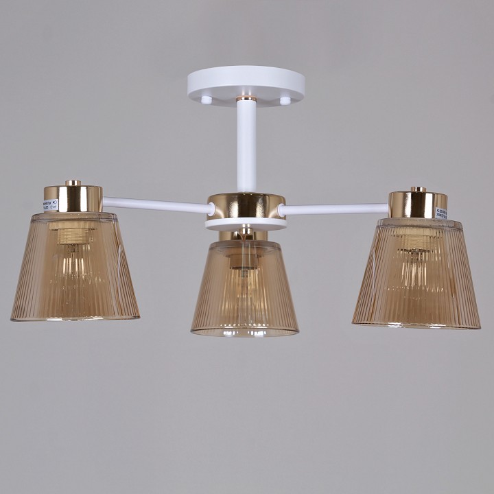 Люстра на штанге  20560-0.3-03 WH+FG