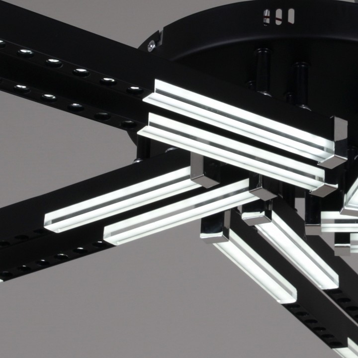 Люстра на штанге  24090-0.3-10 BK