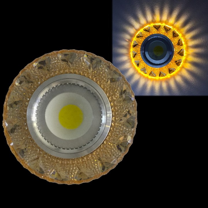 Встраиваемый светильник  42202-9.0-001PL MR16+LED3W TEA