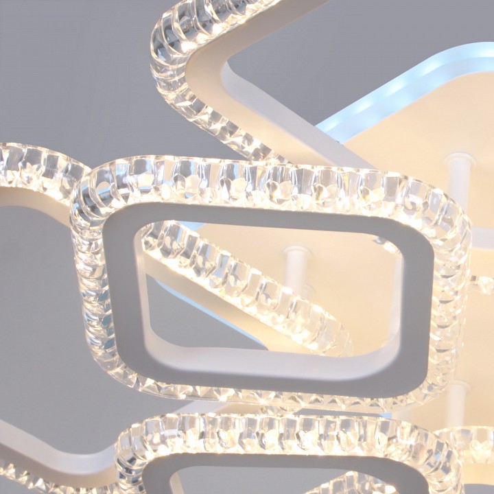 Потолочная люстра  46890-0.3-4+4A WH (RGB)