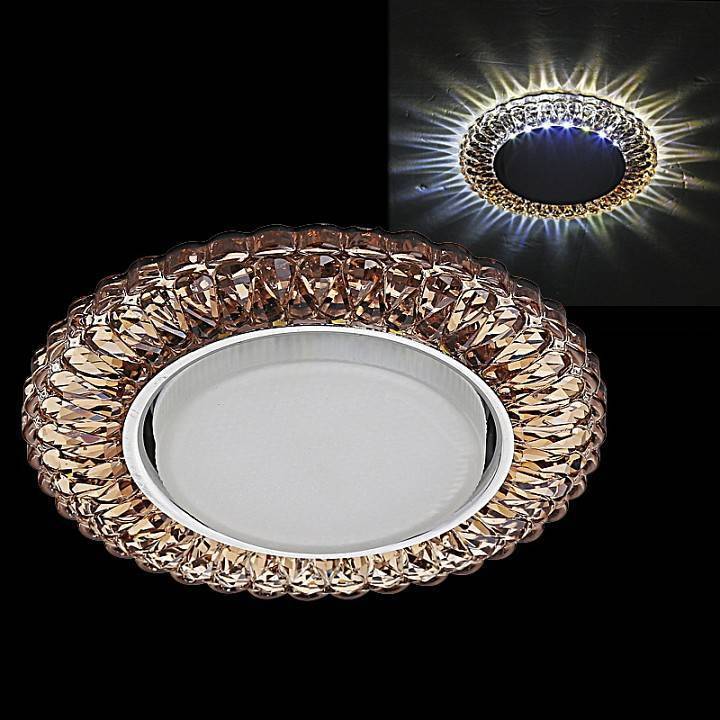 Встраиваемый светильник Reluce 53213 GX53 + LED 5 Вт чайный 53213-9.0-001MN