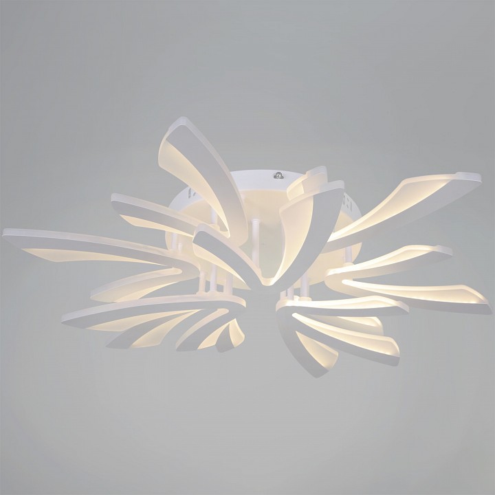 Люстра на штанге светодиодная Reluce 59090-0.3-6+3 WH