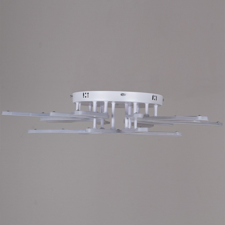 Люстра на штанге светодиодная Reluce 59090-0.3-6+3 WH