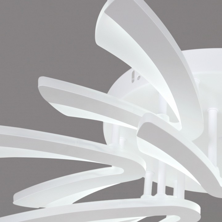 Люстра на штанге светодиодная Reluce 59090-0.3-6+3 WH