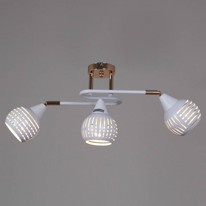Люстра на штанге Reluce 70059 3хE27 FG+WH 70059-3.3-03 FG+WH