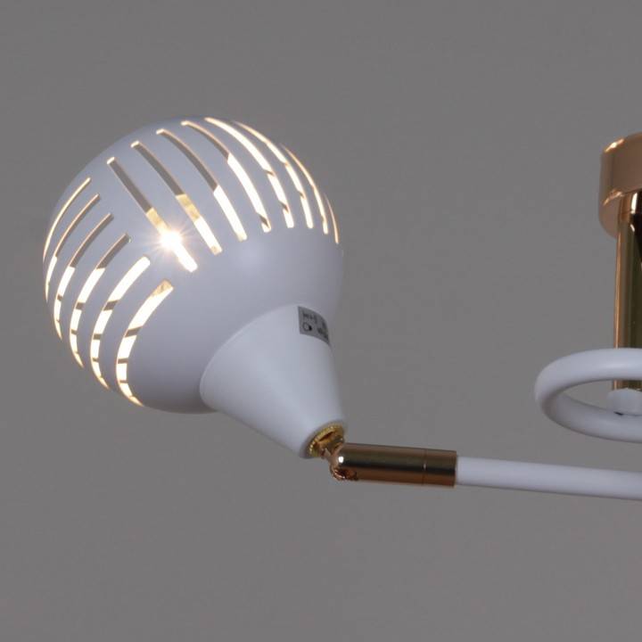 Люстра на штанге Reluce 70059 3хE27 FG+WH 70059-3.3-03 FG+WH