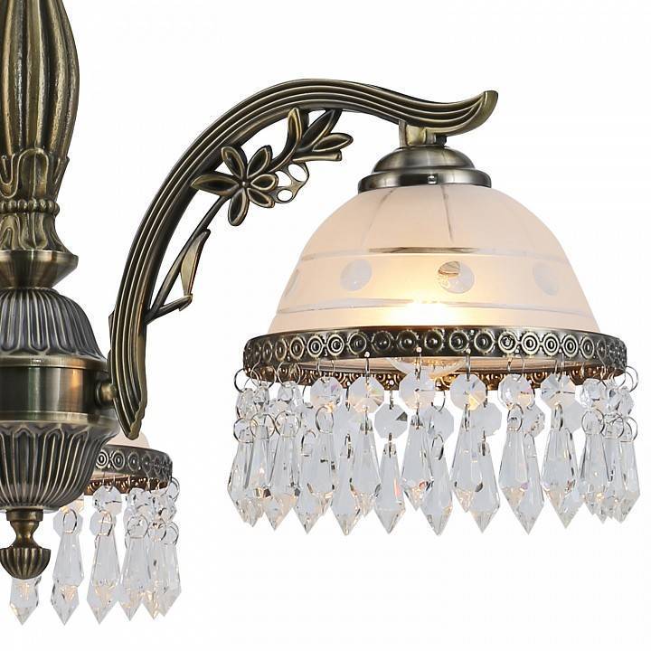 Подвесная люстра Reluce 74397 3xE14 античная бронза 74397-0.4-03 AB