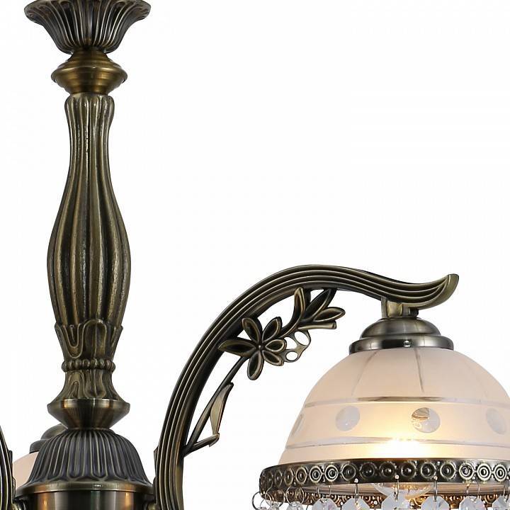 Подвесная люстра Reluce 74397 3xE14 античная бронза 74397-0.4-03 AB