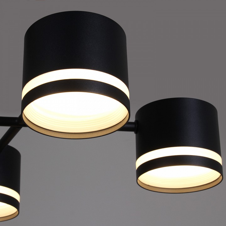 Люстра на штанге 78730-0.3-06 GX53 BK+WOOD