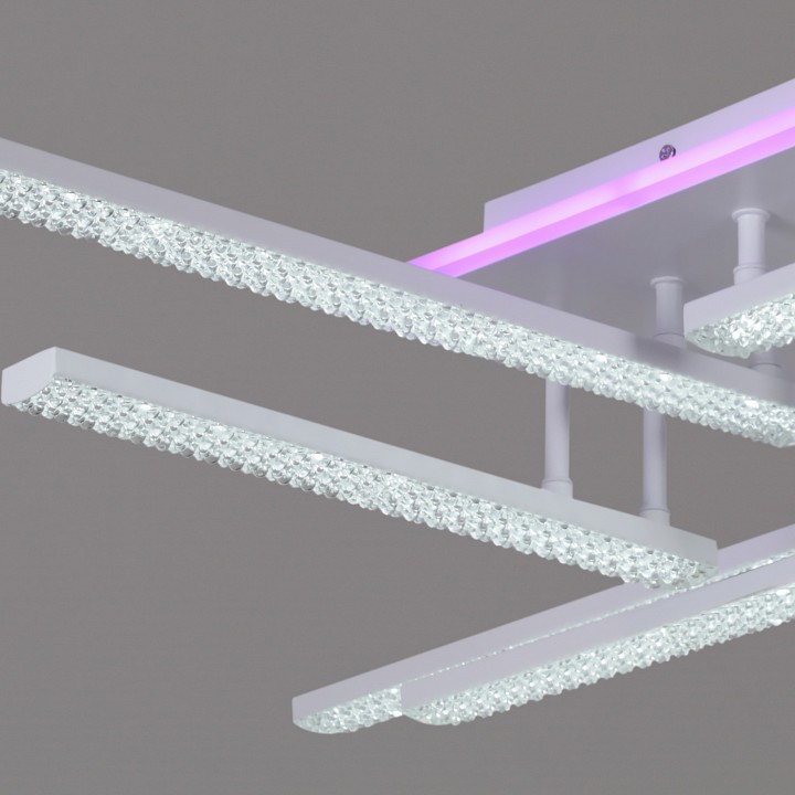 Люстра на штанге De Markt Ракурс 8xLED 83177-0.3-4+4C
