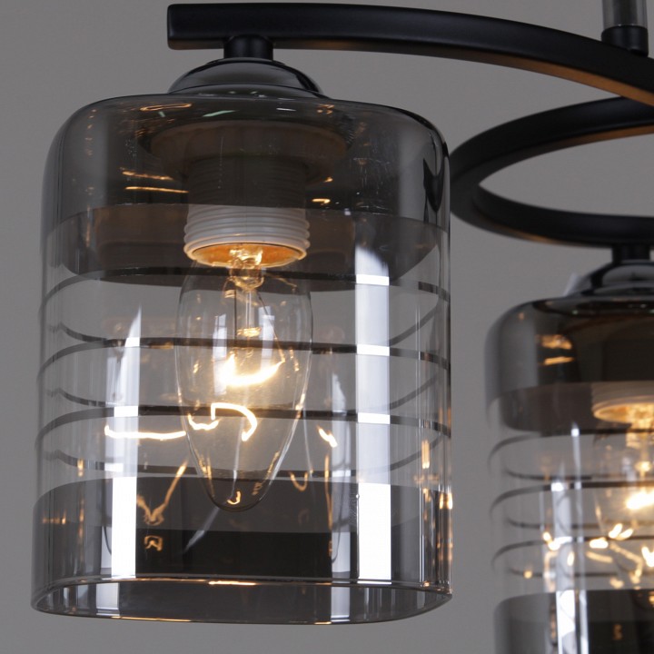 Люстра на штанге De Markt Бремен 3xE27 99260-0.3-03 BK+CR