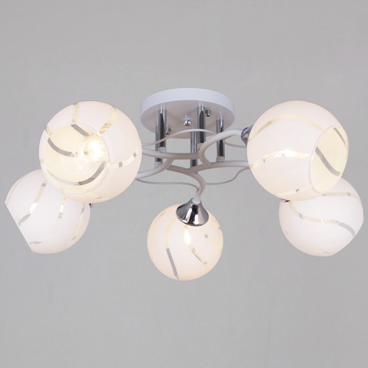 Люстра на штанге  99360-0.3-05 WH+CR