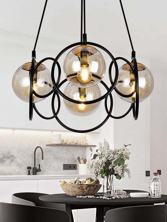 Подвесная люстра Rivoli Ariadna 6хE14 40 Вт Б0047333