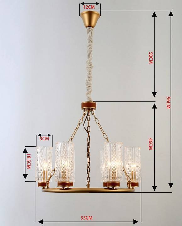 Подвесная люстра Rivoli Ante 6хE14 40 Вт Б0050245