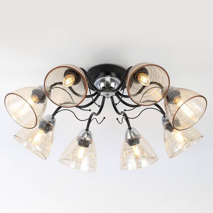 Потолочная люстра Rivoli Friederike 8хE27 40 Вт Б0050318