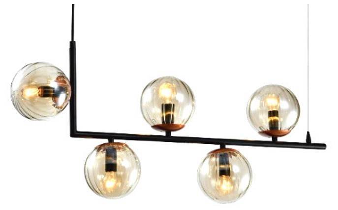 Подвесная люстра Rivoli Ulrike 6xE14 40 Вт Б0051260