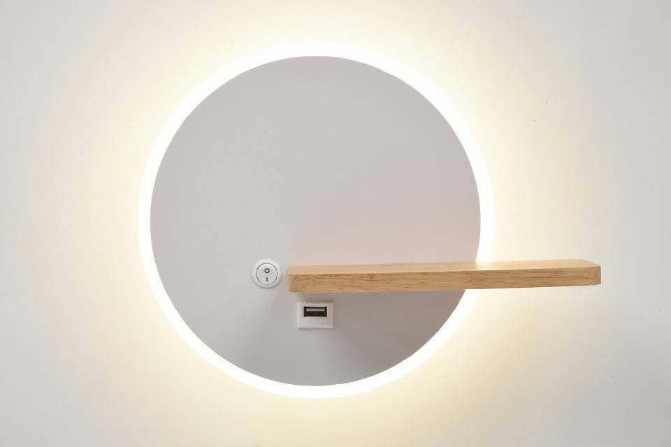 Светильник накладной с полкой Rivoli Anastasia Б0066439