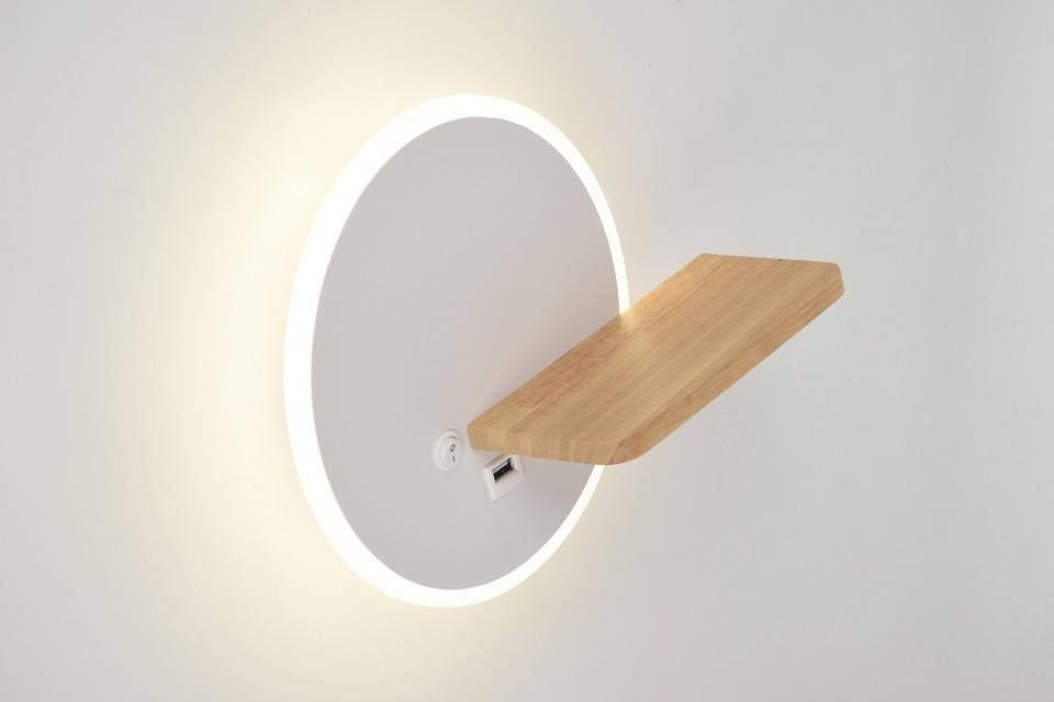 Светильник накладной с полкой Rivoli Anastasia Б0066439