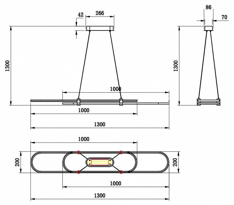 Подвесной светильник Stilfort Tooring 4006/05/02PL