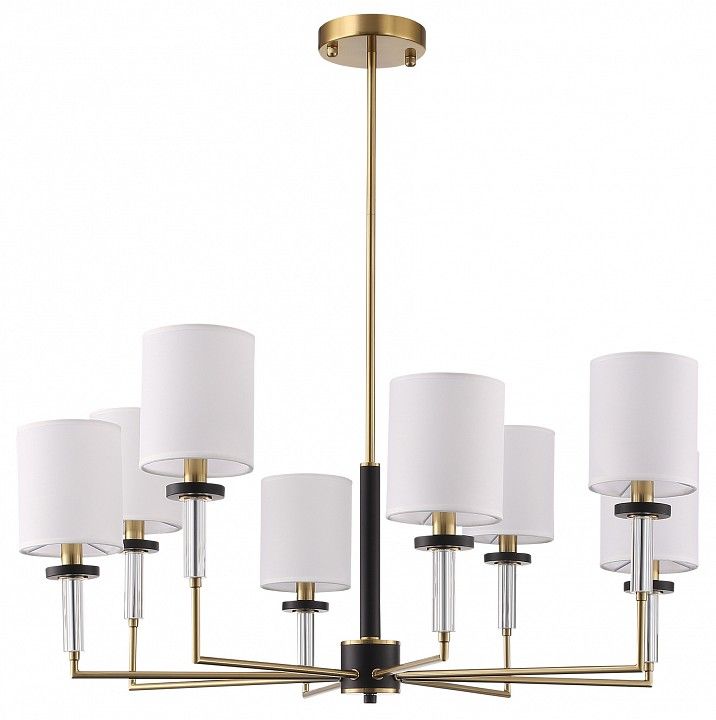 Люстра на штанге ST-Luce BLACK+BRASS SL1404.303.08