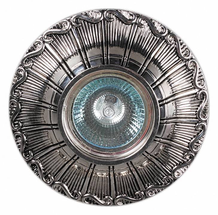 Встраиваемый светильник Sneha  6010/D MR16 SL+BK