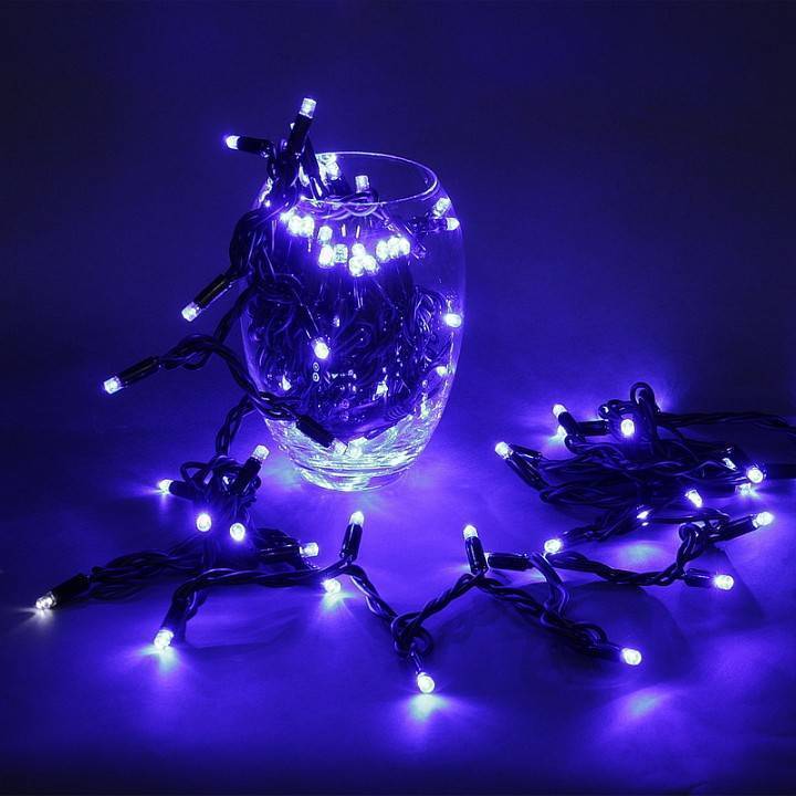 Гирлянда Нить Sneha  A-026A BL/W FLASH