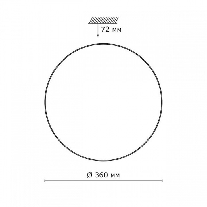 Накладной светильник Sonex ABASI 2052/CLN