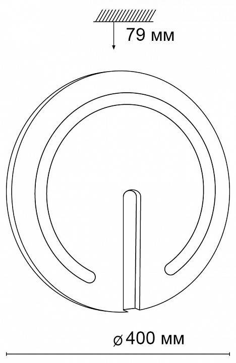 Накладной светильник Sonex Button 3041/DL