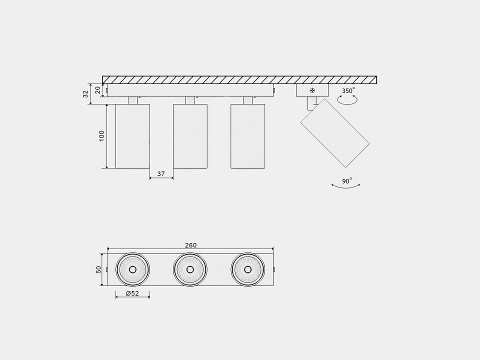 Основание SWG PRO Mini Villy MINI-VL-M13-WH