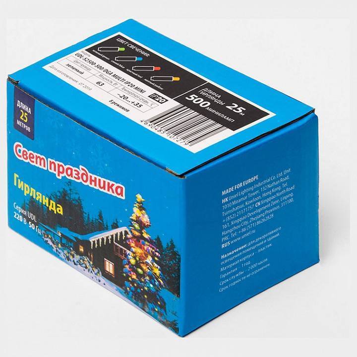 Гирлянда Нить Uniel UDL-S 10 м 100 LED IP20 теплый белый UL-00003947