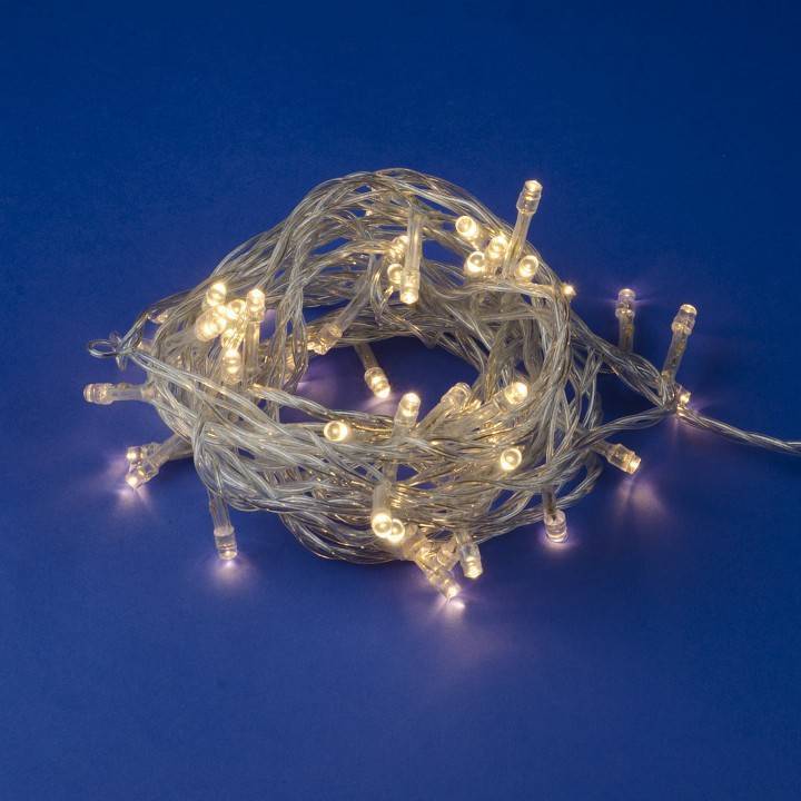 Гирлянда Нить Uniel ULD-S0500 5 м 50 LED IP20 теплый белый UL-00005256