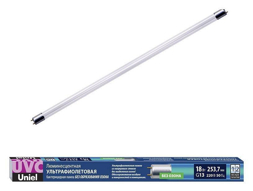 Лампа бактерицидная Uniel  G13 18Вт K UL-00007276