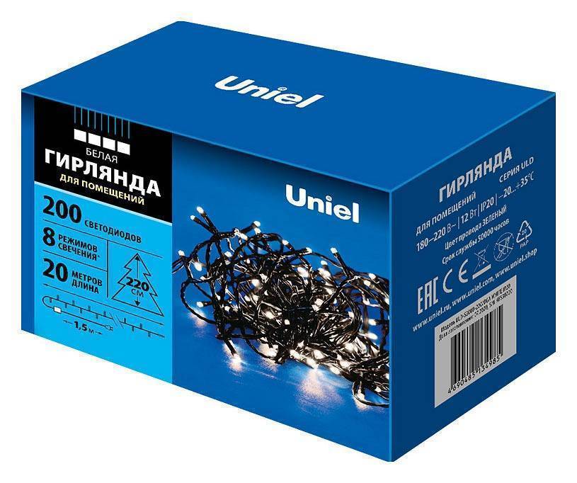 Гирлянда Нить Uniel ULD-S2000 UL-00007309