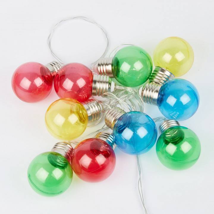 Гирлянда с насадками Uniel Снежинки 10 LED 2 м UL-00008422