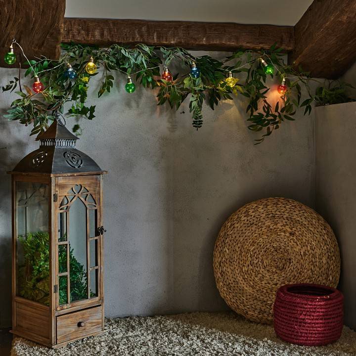 Гирлянда с насадками Uniel Снежинки 10 LED 2 м UL-00008422