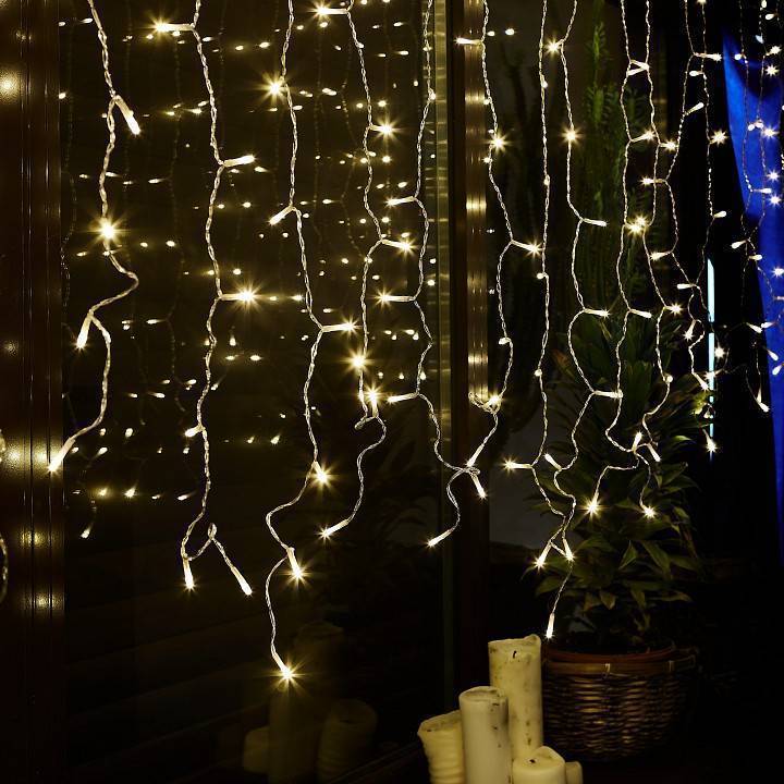 Занавес световой Uniel 2x1.5 м 160 LED синий свет IP44 UL-00008561