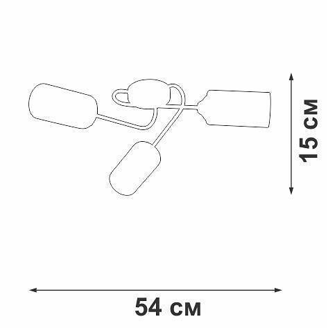 Потолочная люстра Vitaluce V4909-9/3PL