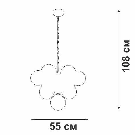 Подвесная люстра Vitaluce V49630 V49630-8/10
